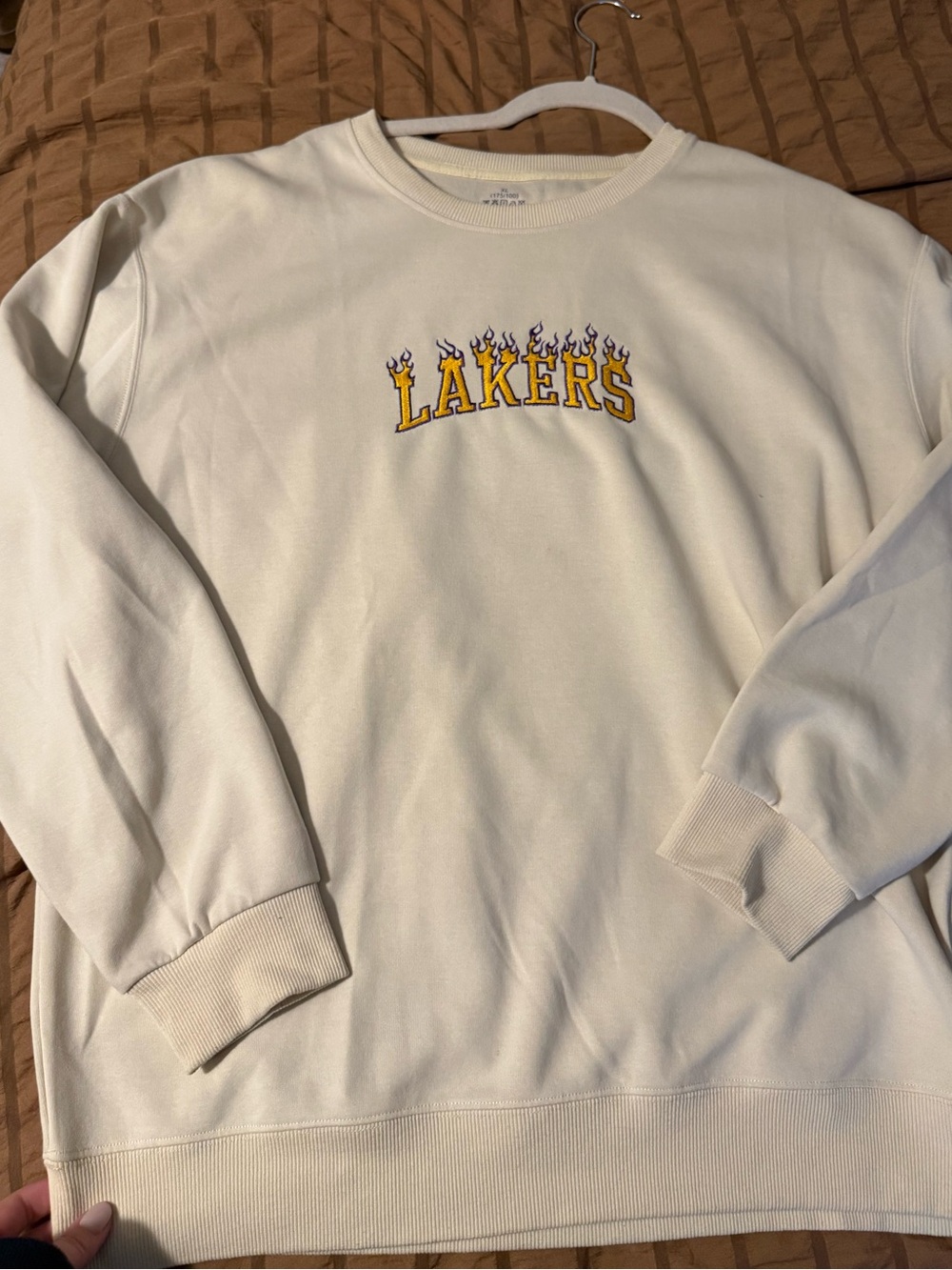 Lakers Cream Crewneck Sweatshirt